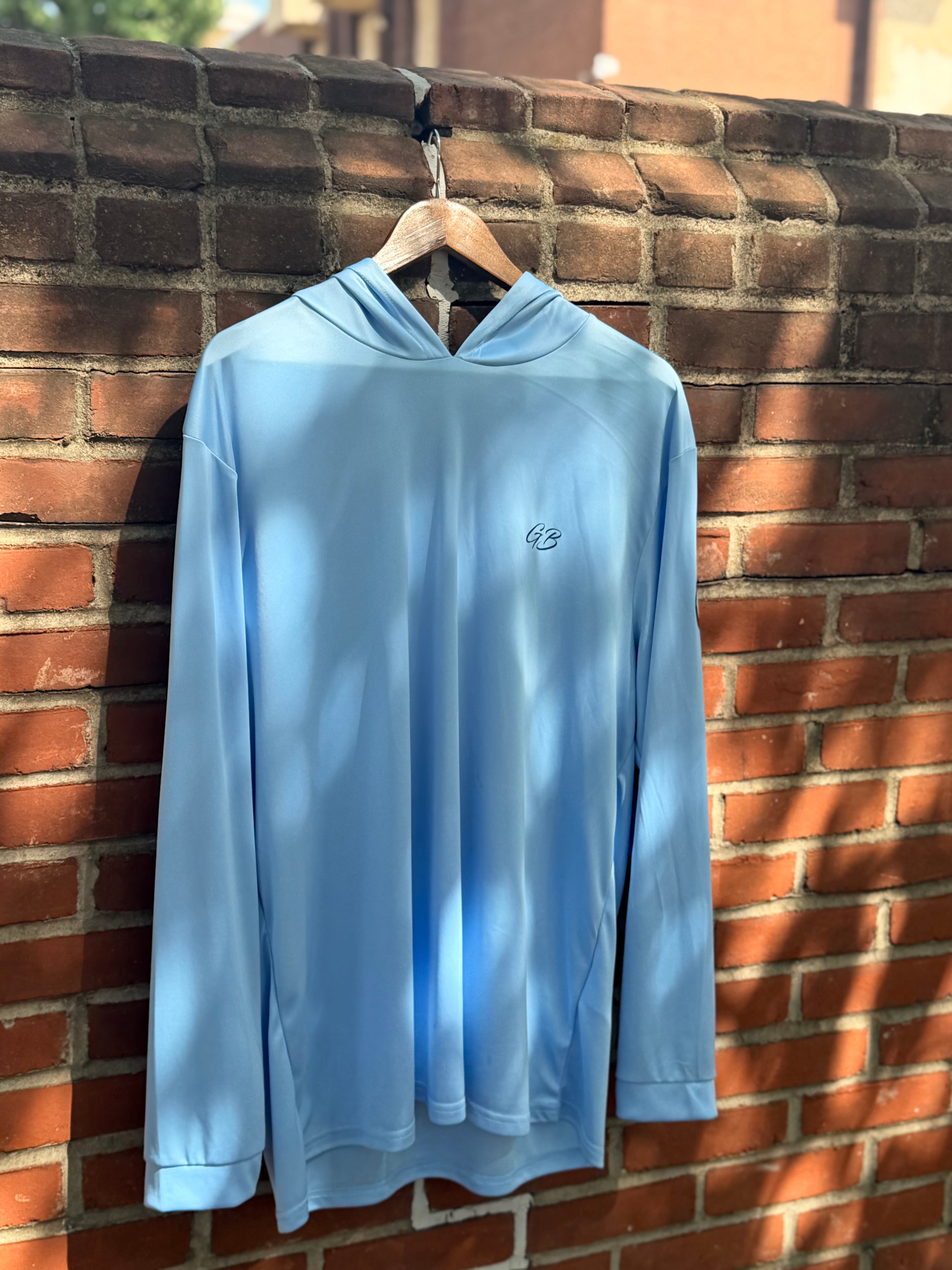 Men’s Sky Blue Performance Hoodie