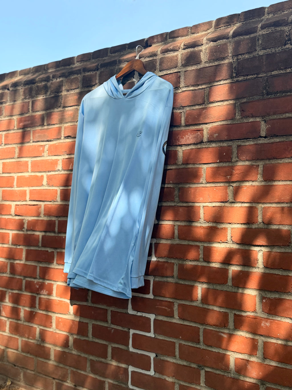 Men’s Sky Blue Performance Hoodie