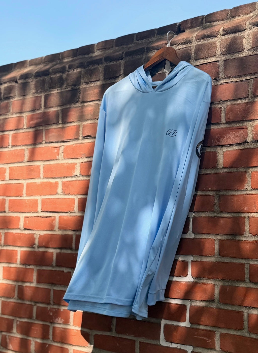 Men’s Sky Blue Performance Hoodie
